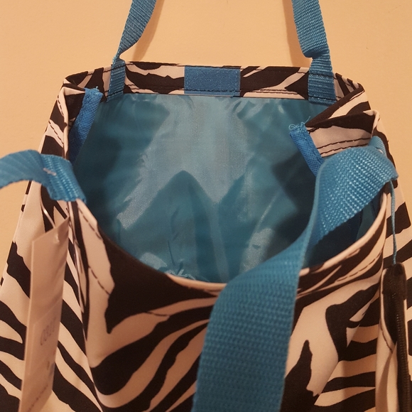 New Zebra Print Canvas Bag - Picture 4 of 5